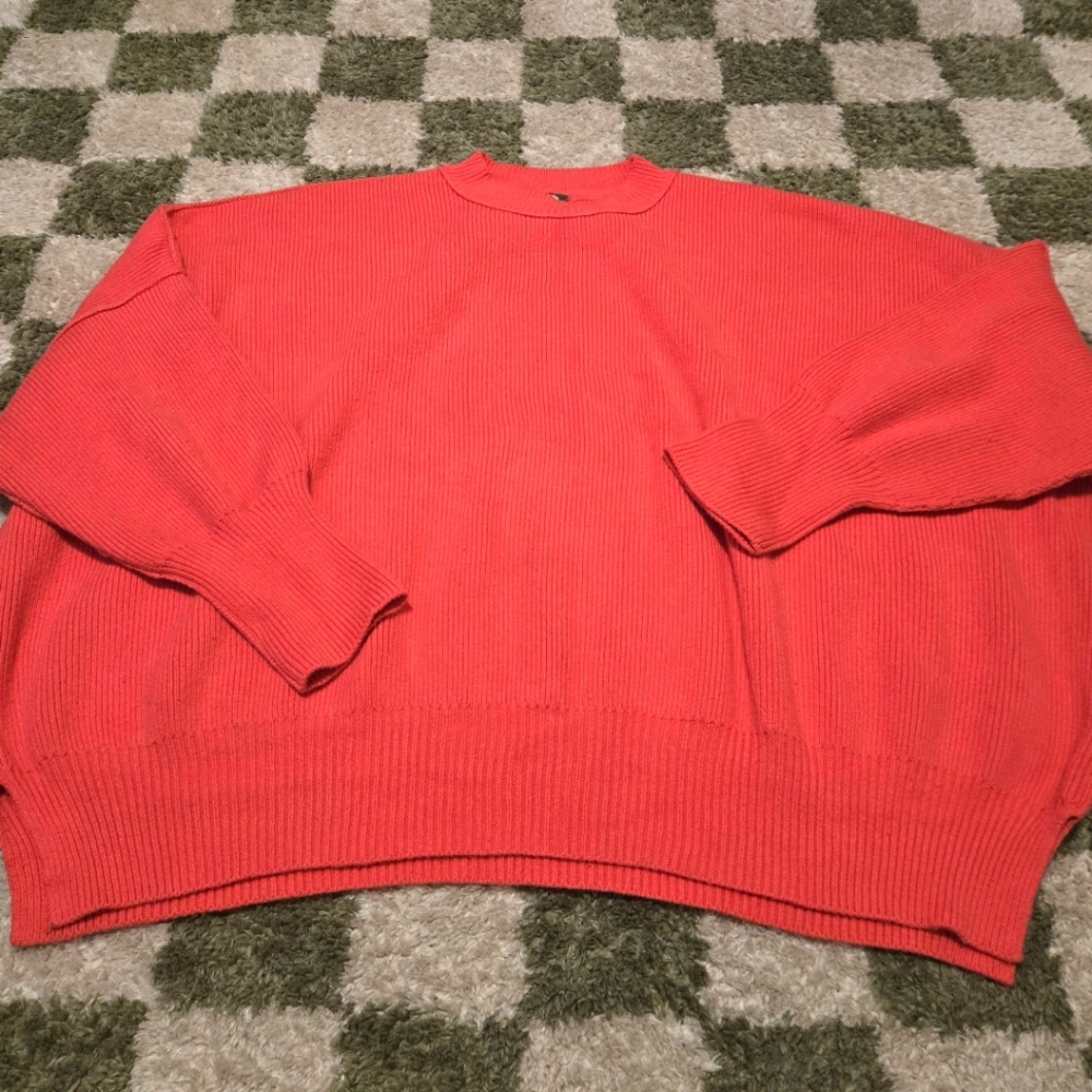 Free People Oversized Crewneck Sweater